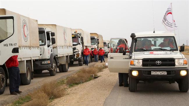 Aid reaches internally displaced Syrians at Rukban camp