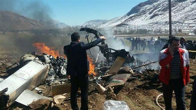 Five killed in rescue helicopter crash in Iran