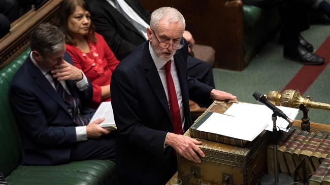 Corbyn calls on MPs to delay Brexit, take control