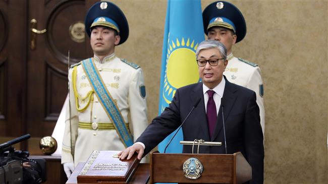 In Kazakhstan, interim president takes oath of office 