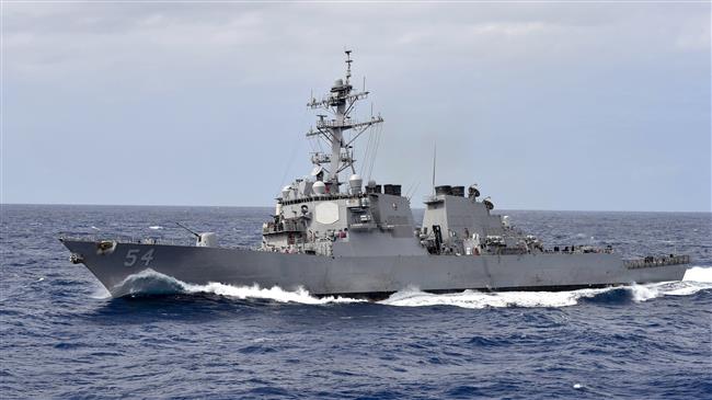 US Navy ships pass through strategic Taiwan Strait 