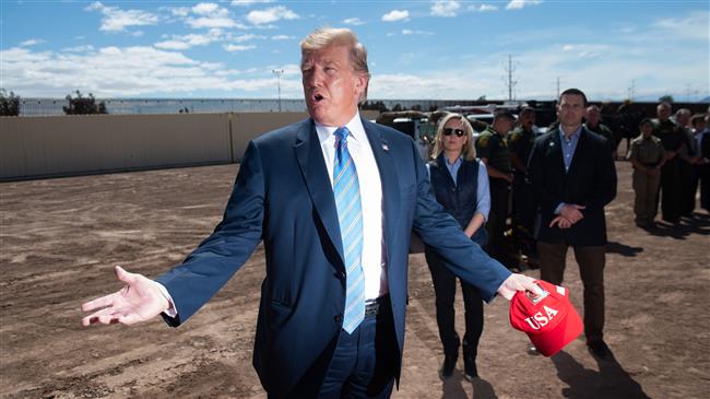 Trump during visit to Mexico border: US is 'full'