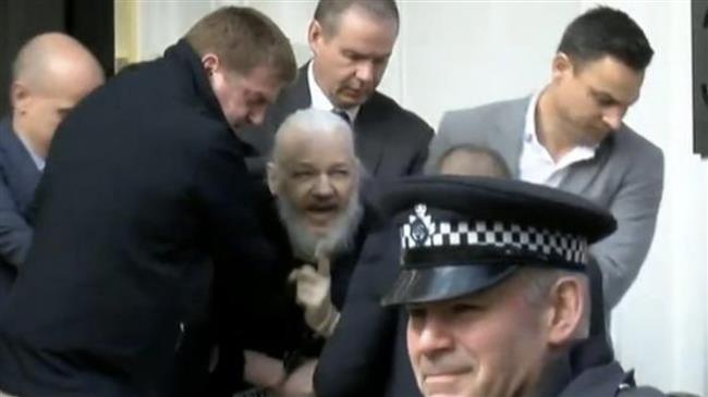 Assange 'exposed great crimes' by US: Galloway 
