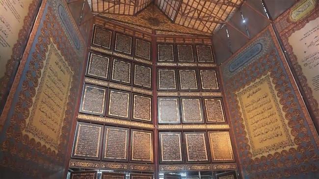 World's largest wooden Quran inspires awe in Indonesia