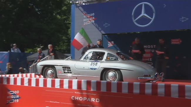The Mille Miglia annual epic car race begins