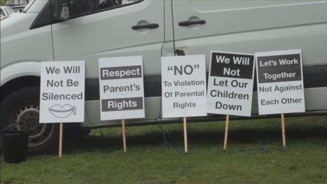 Muslim parents protest against LGBT education