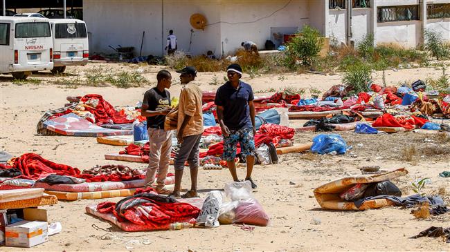 UN: Libyan guards shot at refugees fleeing airstrikes