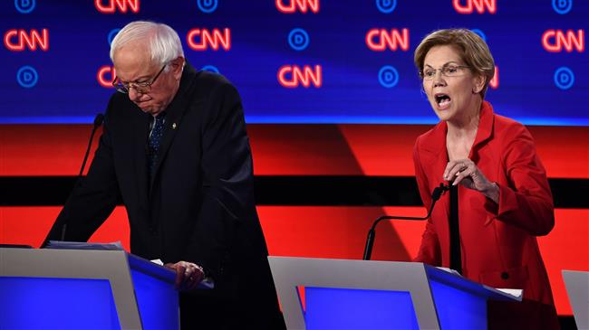 Sanders, Warren come under attack in Democratic debate