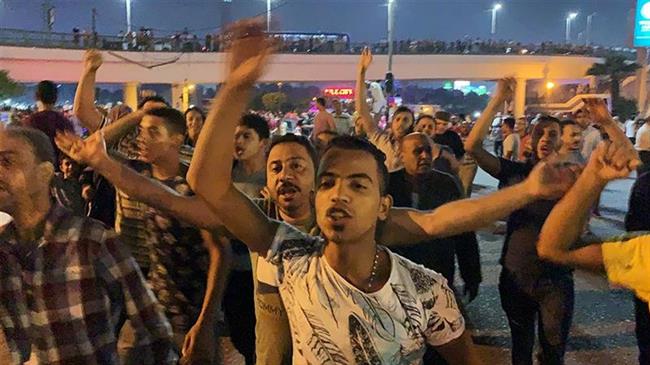 Egyptians hold rare protests against President Sisi