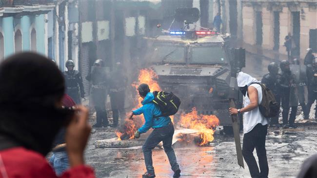 Ecuador in state of emergency as protests block roads
