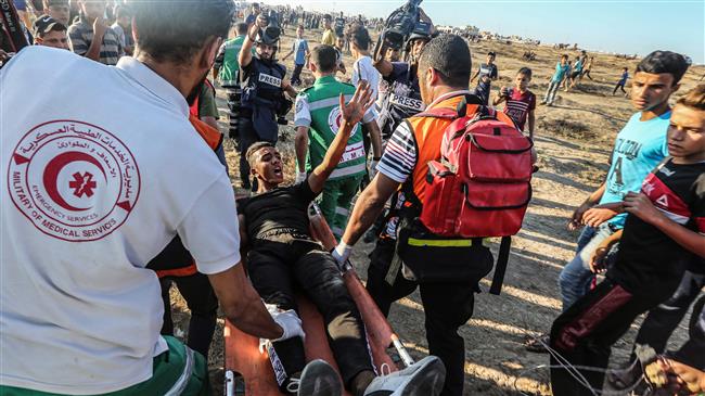 Israeli forces shoot Palestinian protesters in Gaza