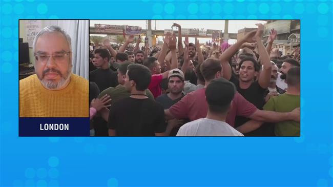 'US magnifying, provoking demonstrations in Iraq'