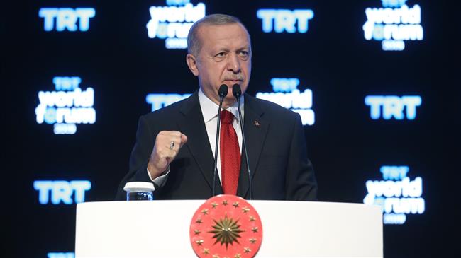 Erdogan: West standing by terrorists in Syria