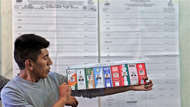 Vote counting underway in Bolivia's election