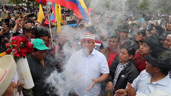 Ecuador’s indigenous group puts govt. talks on hold