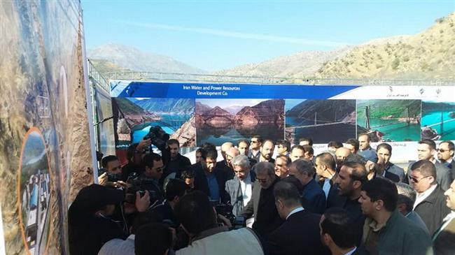 Iran inaugurates new hydropower plant near Iraqi border