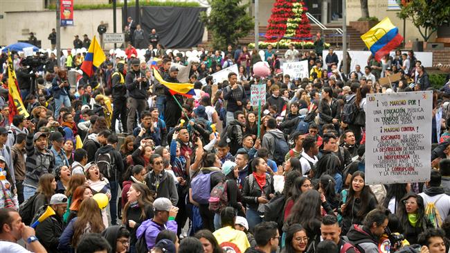 Colombian unions, students plan strike, marches