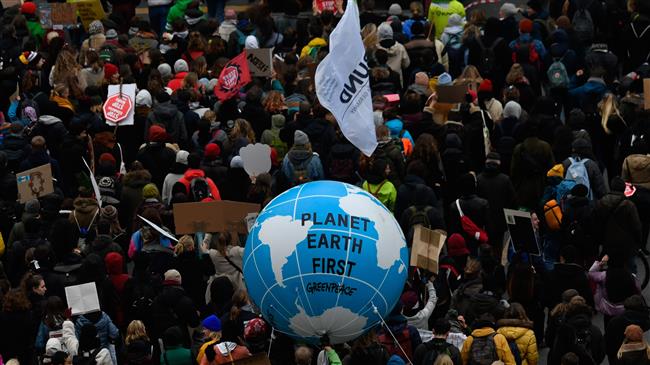 Demo held in Berlin to call for action on climate change
