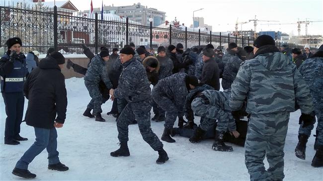 Dozens detained in Kazakhstan’s Independence Day protests