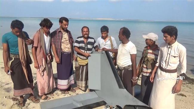 Yemeni fighters down another spy drone in Jizan skies