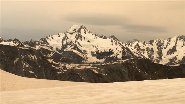 New Zealand glaciers covered in ash from Australian bushfires 