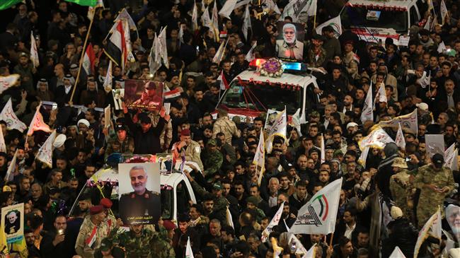 Mourners vow to avenge US killing of Soleimani, others