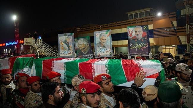 Remains of Gen. Soleimani arrive in Iran for cross-country funeral 