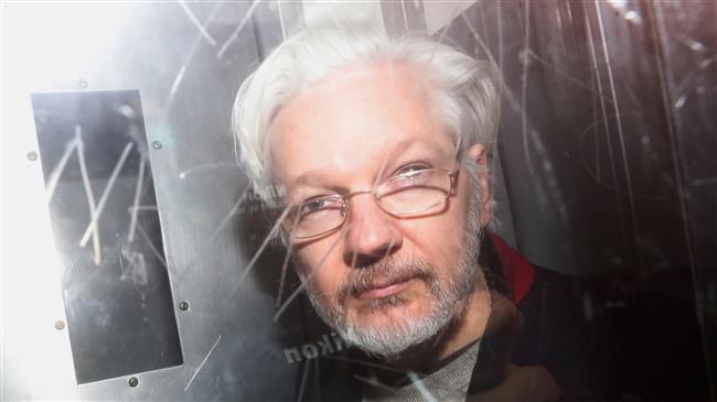 Demonstrators in London demand Julian Assange release
