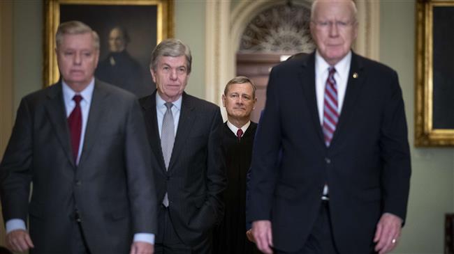 Senate Republicans mull speeding up Trump impeachment trial