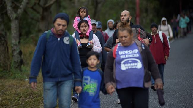 'Central American migrants fleeing policies created by US'