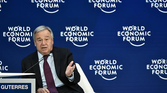'We will be destroyed by climate change', UN chief warns in Davos