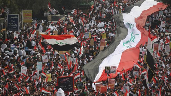 Iraqis march in 'millions' to call for expulsion of US troops
