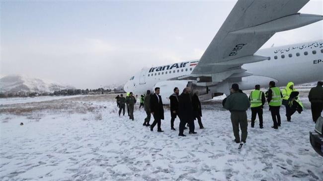 Homa denies plane slid off runway in western Iran