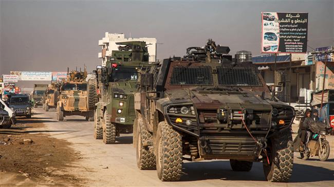 ‘Turkey sends large military convoy to northwestern Syria’