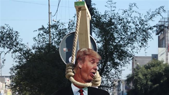 Iraq: Trump effigies hung amid calls for US withdrawal