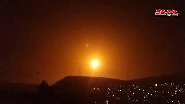 Syria’s air defense intercepts Israeli missiles over Damascus