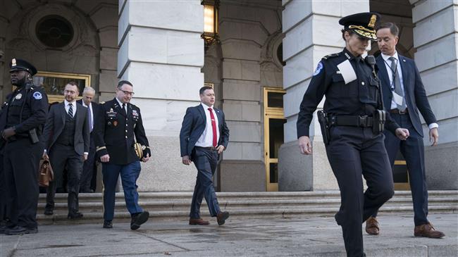 Trump defends removal of impeachment witness