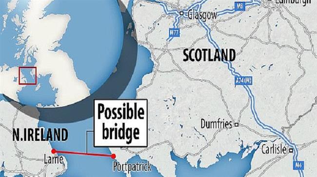 Johnson wants to build Scotland-NI bridge 