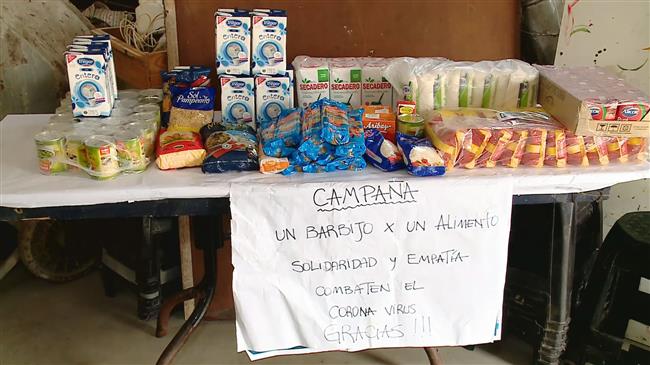 Argentina: Volunteers launch 'face mask for food' campaign