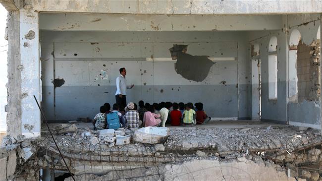 ‘Saudi-led strikes, siege inflict over $12bn losses on Yemen education’