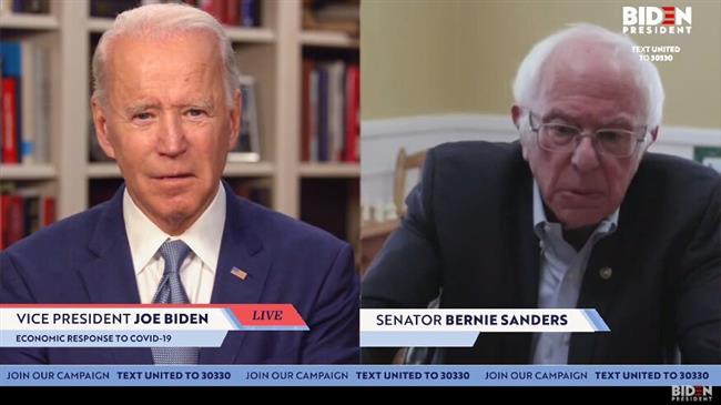 Sanders endorses Biden for Democratic presidential nomination