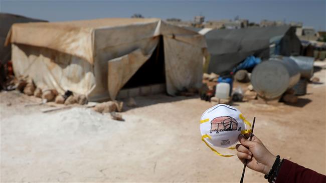 A displaced Syrian artist