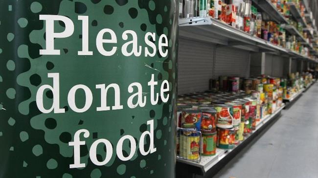 Hungry Americans and food banks