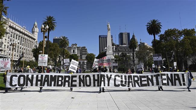 Argentina protesters decry lack of govt. assistance amid pandemic