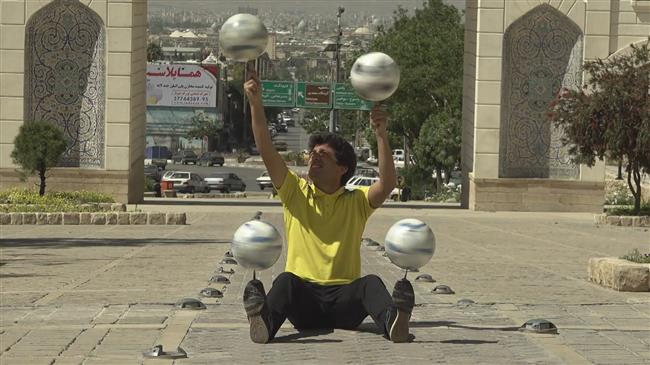 Iranian world record juggler aims to achieve entries in Guinness Book