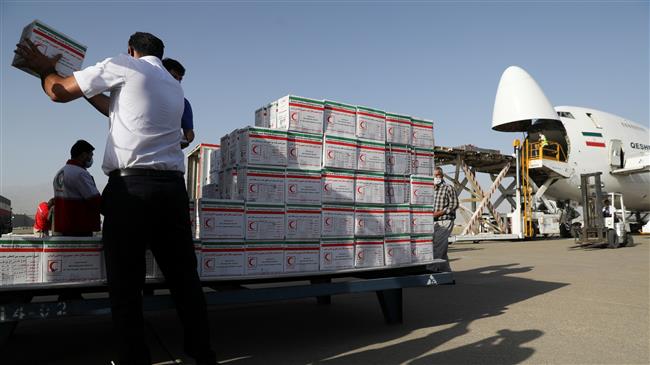 Iran’s Red Crescent Society sends first batch of humanitarian aid to Lebanon