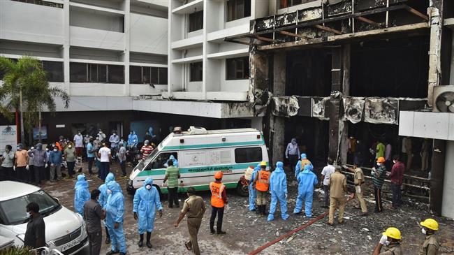 10 killed in fire at coronavirus hotel facility in India