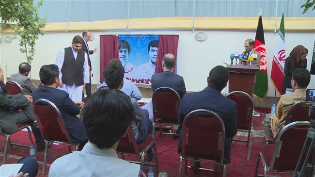Press TV bureau in Afghanistan honor families of its slain cameramen