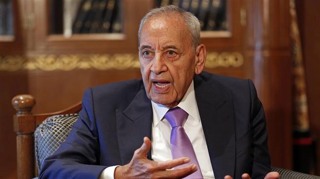 Lebanon parl. speaker says his movement will not be part of next govt. 