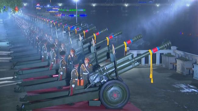 North Korea unveils ‘monster’ ballistic missile in rare military parade